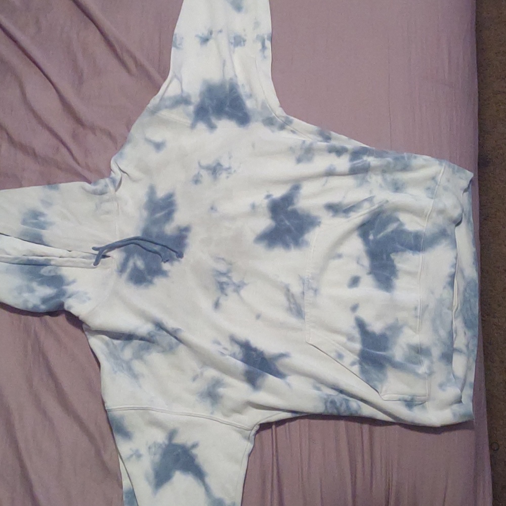 Tie dye neon riot hoodie
